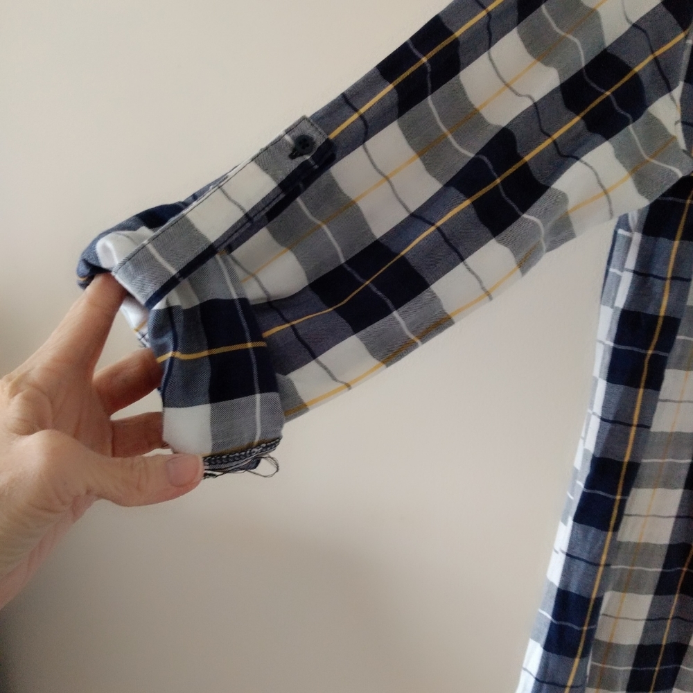 Zara plaid tunic top - Picture 4 of 7